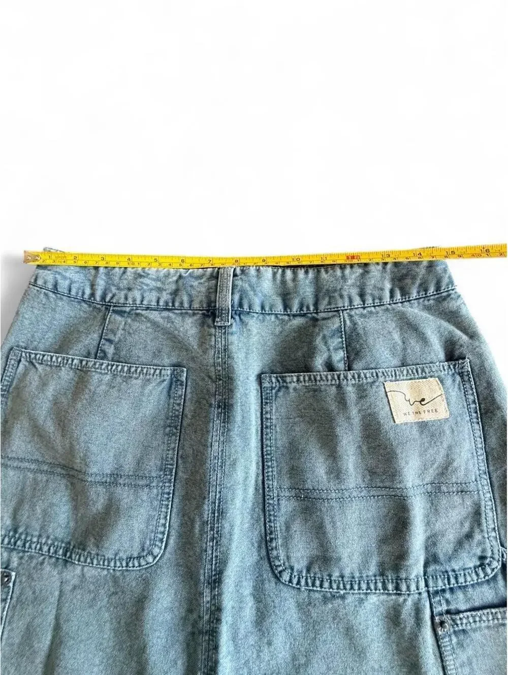 Free People Women's Blue Skirt